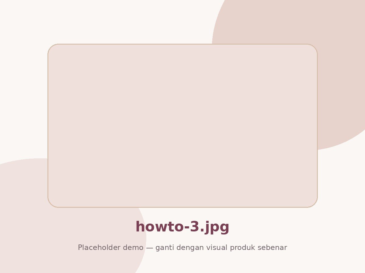 3. Teruskan Dengan Moisturizer