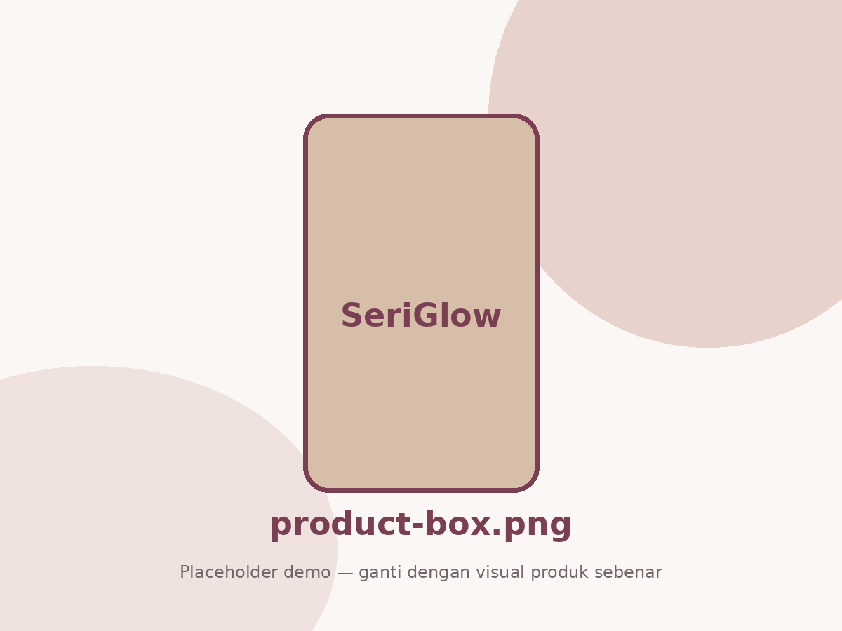 Kotak pembungkusan SeriGlow